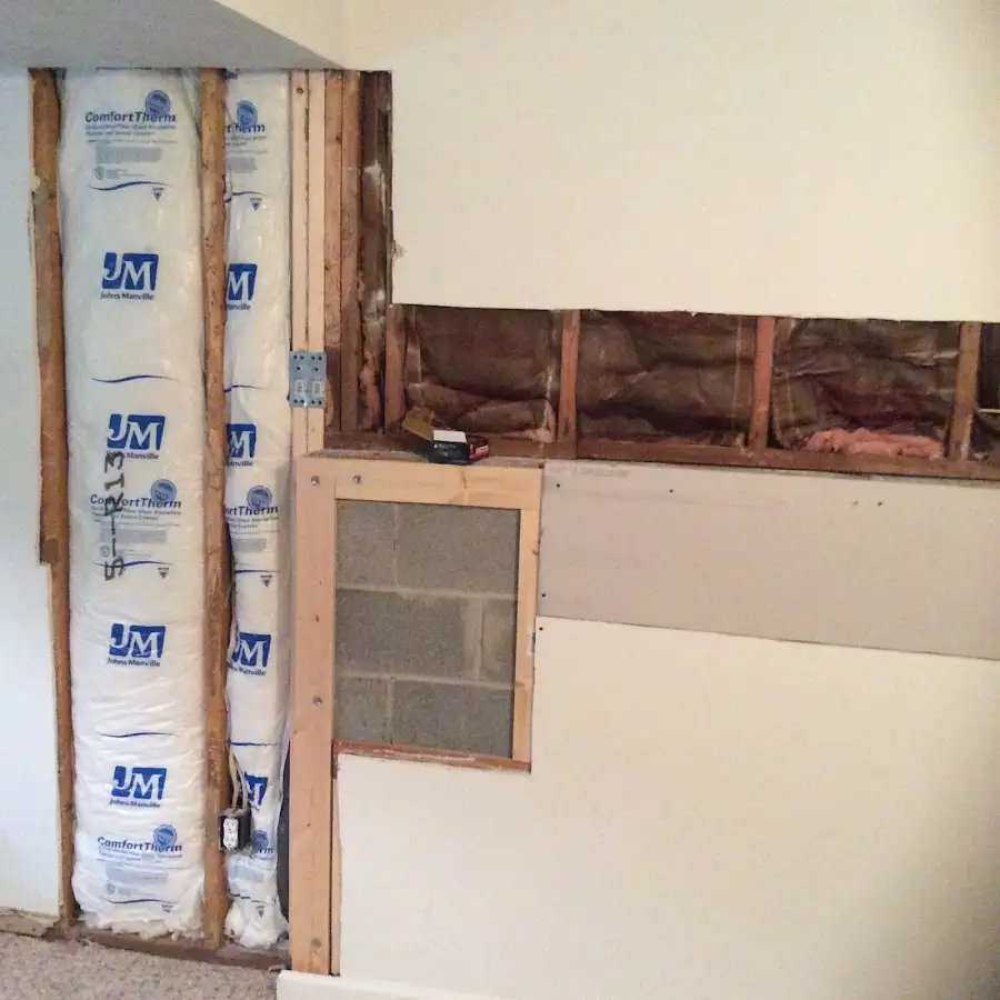 Wall insulation replacement during Odor Removal & Deodorization in Valparaiso